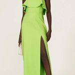 Aidan Mattox  Ruffle Popover Statement Maxi Dress Photo 0