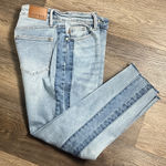 Judy Blue  Light Wash Mid Rise Slim Fit Straight Leg Jeans with Stretch Size 7/28 Photo 0