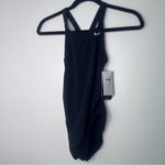Nike NEW Swim Fastback One Piece Women's Black Swimsuit Size 4 Photo 5