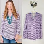 Matilda Jane Delicate Topiary Tunic Top Adventure Begins Purple Women Medium Photo 1