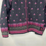 Vintage Dale of Norway Salt Lake City Olympics 2002 Full Zip Wool Sweater Medium Black Photo 6