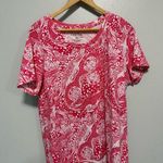 Coral Bay Pink Tropical Shirt Size XL Photo 0