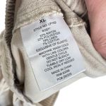 Ci Sono Cream Linen Cotton Blend Elastic Drawstring Waist High Rise Pants Sz XL Photo 6