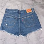 Levi's Blue Jean Shorts Vintage Distressed Cut-Off Photo 1