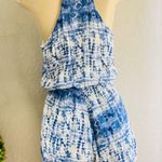 One Clothing ONE ❤️ CLOTHING Short Romper, Blue & White Size XS LIKE NEW Photo 2