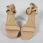 ASOS DESIGN Natasha Platform "Barely There" Heel Sandals Beige UK 7/ US 9 Photo 1