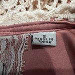 Ultra Pink Crocheted Lace Dress size‎ Small Photo 2