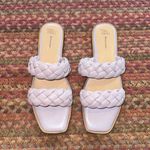 LAVENDER LIGHT PURPLE QUILTED BRAIDED SANDALS Size 9 Photo 0