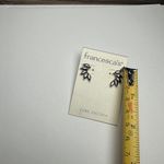 Francesca's Francesca’s Black Cubic Zirconia Rhinestone Stud Gold Tone Pierced Earrings NWT Photo 6