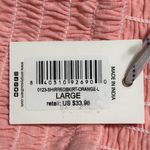 Simply Southern  womens large high elastic waist tiered short skirt light orange Photo 5