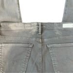 AG Adriano Goldschmied Gray Denim Stevie Ankle Zip Slim Straight Leg Jeans 27R Photo 8