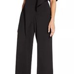 Adrianna Papell One-Shoulder Jumpsuit Black Women’s Sz 8 Photo 2