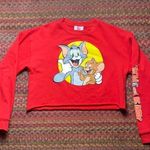 Urban Outfitters TOM & JERRY GRAPHIC CROP SWEATER Photo 0