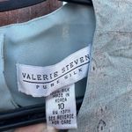 Valerie Stevens Light Green & Blue Paisley Silk Top Women’s Size 10 Photo 5