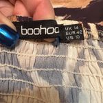 Boohoo Black and Cream Zebra Print Long Sleeve Dress Photo 5