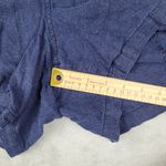 Cato  Women's Shorts Linen Blend Navy Blue Plus Size 22W - 24W Photo 2