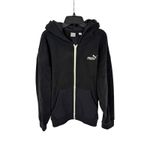 Puma ‎ Full Zip Hoodie Jacket Women's M Black Fleece Activewear Casual Photo 3