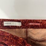 Anthropologie  Pilcro High Rise Skinny Corduroy Pants in Orange Motif Photo 4