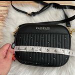 Bebe Women’s Aliah Faux Leather Camera Crossbody Bag Black Photo 4