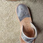 Jack Rogers Hampton silver sandals Size 7 Photo 1
