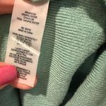 Sioni Women's XL Long Sleeve Green Sweater with Lace Sleeves Feminine Photo 4