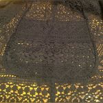 Elevenses open front long sleeve black beach cover up, size Small Photo 2