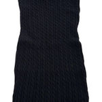 ZARA ‎ Sweater Dress Womens Small Black Cable Knit Sleeveless Bodycon Pullover Photo 0