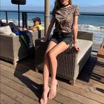 AQUA Cheetah print tee shirt crop shirt by Photo 1