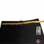 Y2K Deadstock Texas Tech Red Raiders Black Micro Mini Skirt Lace up Football Tailgate NEW WITH TAGS Measurement in pics Size M Photo 4