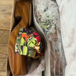 Jessica Simpson Resima Green floral tropical studded platform clogs sandals Photo 6