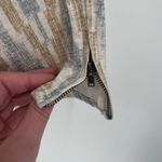 Free People Womens Zig Zag Zipper Crop Skinny Denim Jeans Beige Blue Brown Sz 28 Photo 7