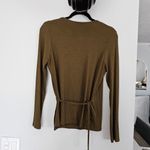 Wrap Sweater Made In Turkey Green Size L Photo 4