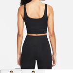 Nike One Luxe Black Ribbed Sports Bra Tank Photo 1