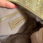 Free People  Shiny Leather Taupe Aurora Shoulder Bag With Leather Coin Purse Photo 4