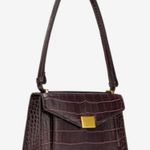 JW Pei Brown Shoulder Bag Croc  Photo 0