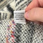 Anthropologie Akemi + Kin Tallulah eyelash knit plush Aztec print poncho Photo 10