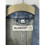 BLANK NYC Smooth Talker Denim Zip Front Mini Dress Jacket Y2K Size M Photo 4
