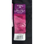 Lee Riders by  Slim Net Slimming Jeans Womens 8 Black Denim Straight Leg Stretch Photo 3