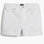 Women’s J. Crew Factory Classic White Denim Short Size 27 NWT #BY129 Photo 3