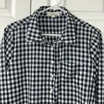 Olive & Oak  Gingham Blue  & White Cotton Button Down Shirt(Size Medium) Photo 5