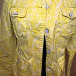 CAbi Womens Field of Daisies Yellow White Field Jacket Spring #5160 Size Small Photo 4