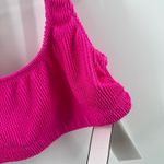 Good American  Bikini Top Size 2XL/3XL NWT Always Fits Scoop NWT Hawaiian Pink Photo 6