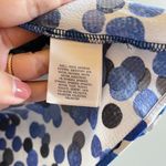 Anthropologie  Deletta Weekdays Polka‎ Dot Layered Tank Top Womens Size S Blue Photo 4