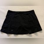 Lululemon  Pace Rival Skirt Tennis Pickleball Golf Tall 15” Black Size 10 Pockets Photo 7