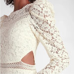 EXPRESS Edition  • Ivory Cream Lace Cutout Dress Photo 2