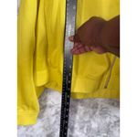 Nike  Air Plus Size Yellow Full Zip Cropped Track Jacket‎ Logo Sleeve Athleisure Photo 9