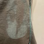 Khaki Cotton Beaded Strap Tank Top Turquoise Detail Boho Lagenlook Fairy Small Green Photo 8