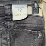 NEW SLINK JEANS Ankle Jegging Distressed Skinny Jeans‎ Size 12 Black Photo 5