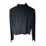 Anthropologie Women's Black Turtleneck Long Sleeve Blouse Size L Photo 1