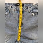 LIONESS  straight leg‎ jeans, faded blue, split at ankle. Size Medium Photo 5